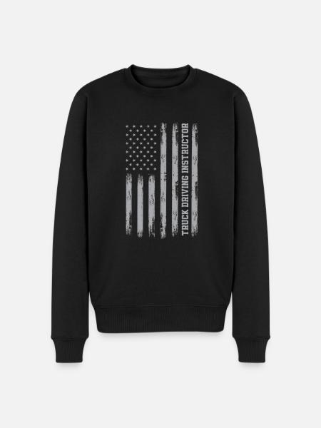 Truck Driving Instructor USA - Men's Premium Organic Jumper - black