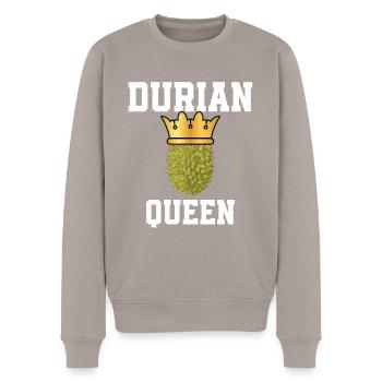 Reine Durian - Pull Premium bio Homme - taupe - Devant - Nico (187cm)