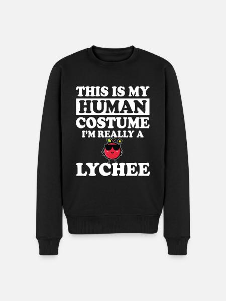 Lychee People Costume - Men's Premium Organic Jumper - black