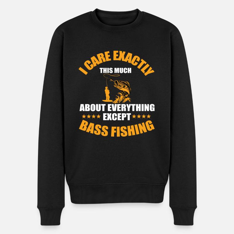 Pêche à la perche - Pull Premium bio Homme - noir