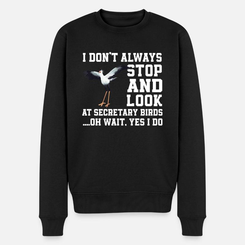 Secrétaire Bird Lovers - Pull Premium bio Homme - noir