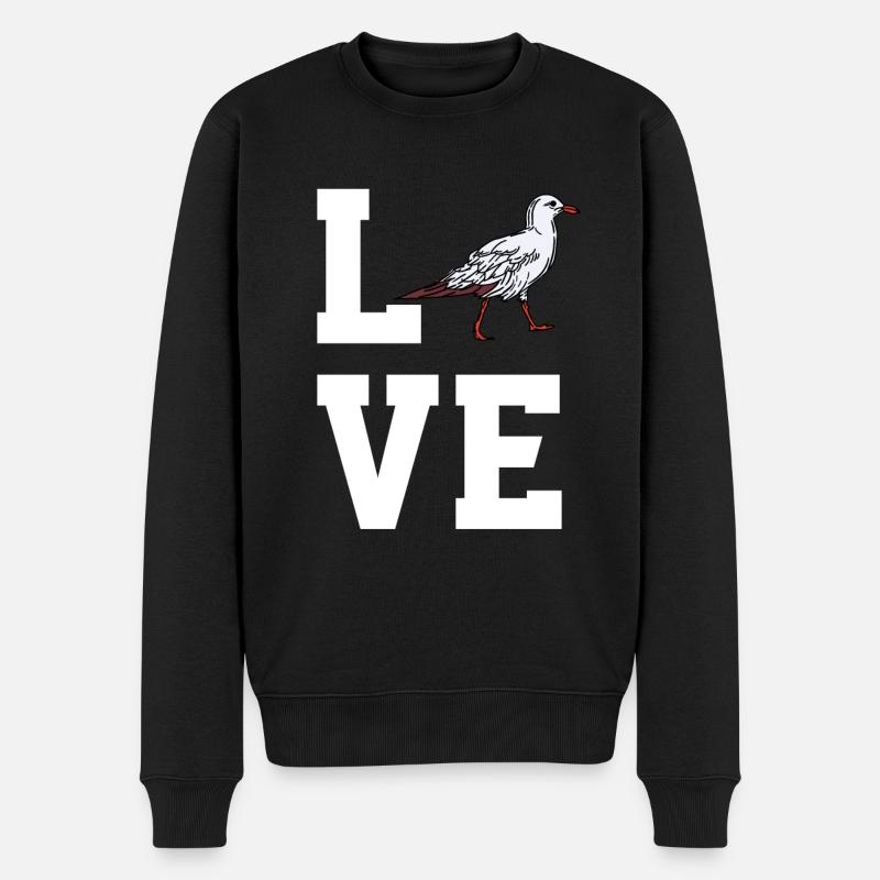 Chère mouette - Pull Premium bio Homme - noir