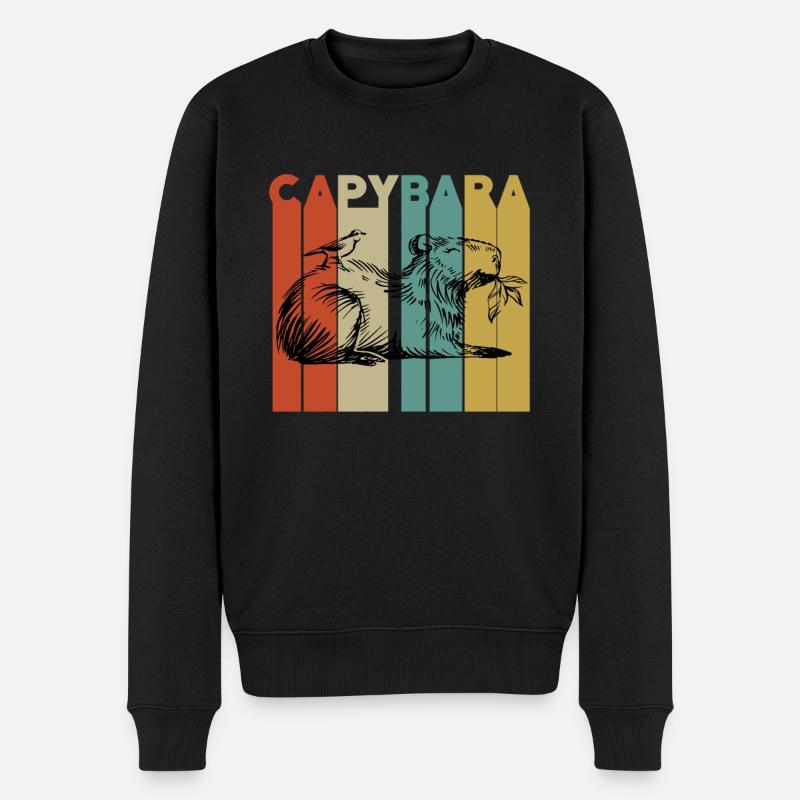 Capybara - Pull Premium bio Homme - noir