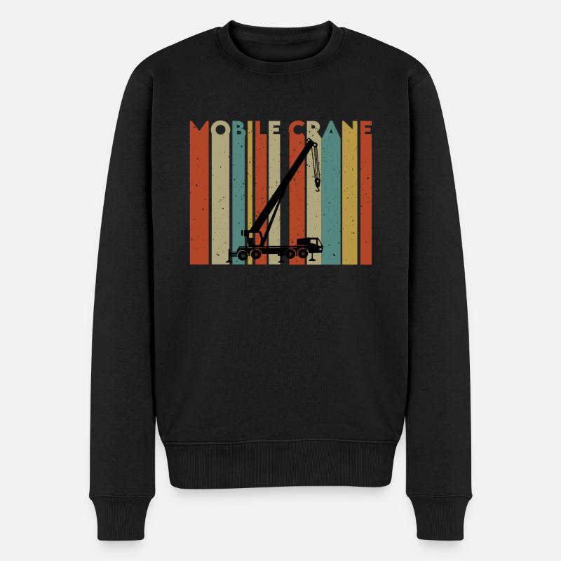 Super T-shirt de grue mobile - Pull Premium bio Homme - noir