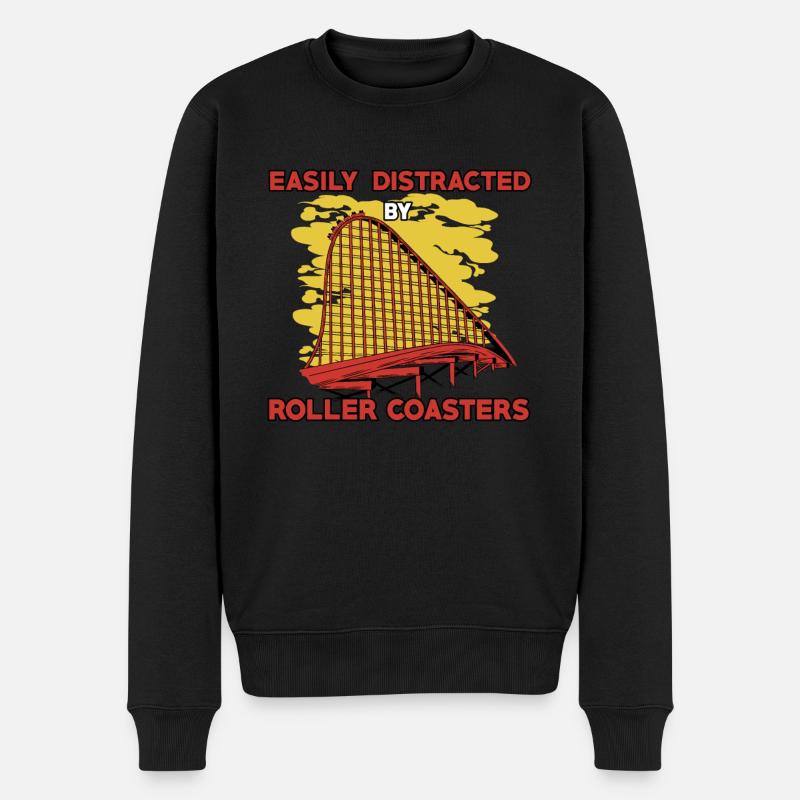 Roller Coaster T-Shirt - Pull Premium bio Homme - noir