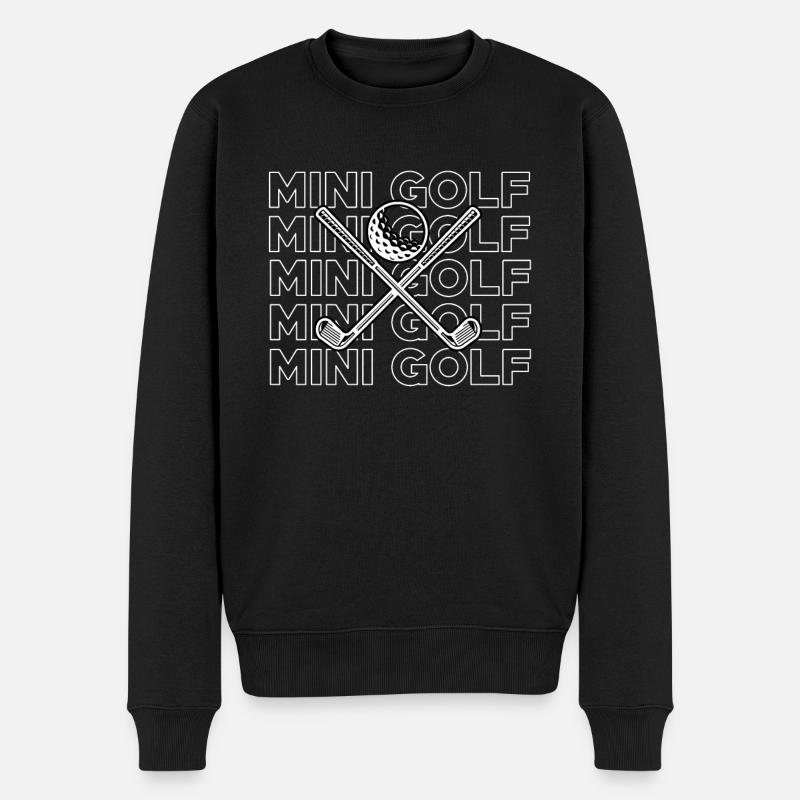 Golf miniature - Pull Premium bio Homme - noir