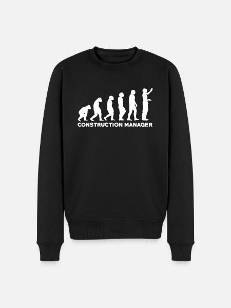 Site Manager Evolution - Men's Premium Organic Jumper - black