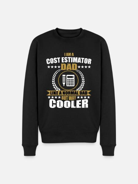 Cost estimator dad - Men's Premium Organic Jumper - black