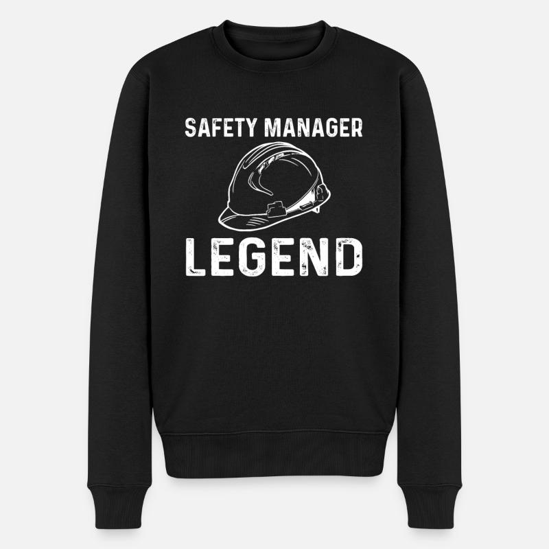 Security Manager Legend - Men's Premium Organic Jumper - black