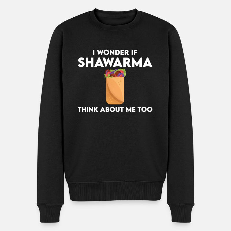 Drôle de cadeau Shawarma - Pull Premium bio Homme - noir