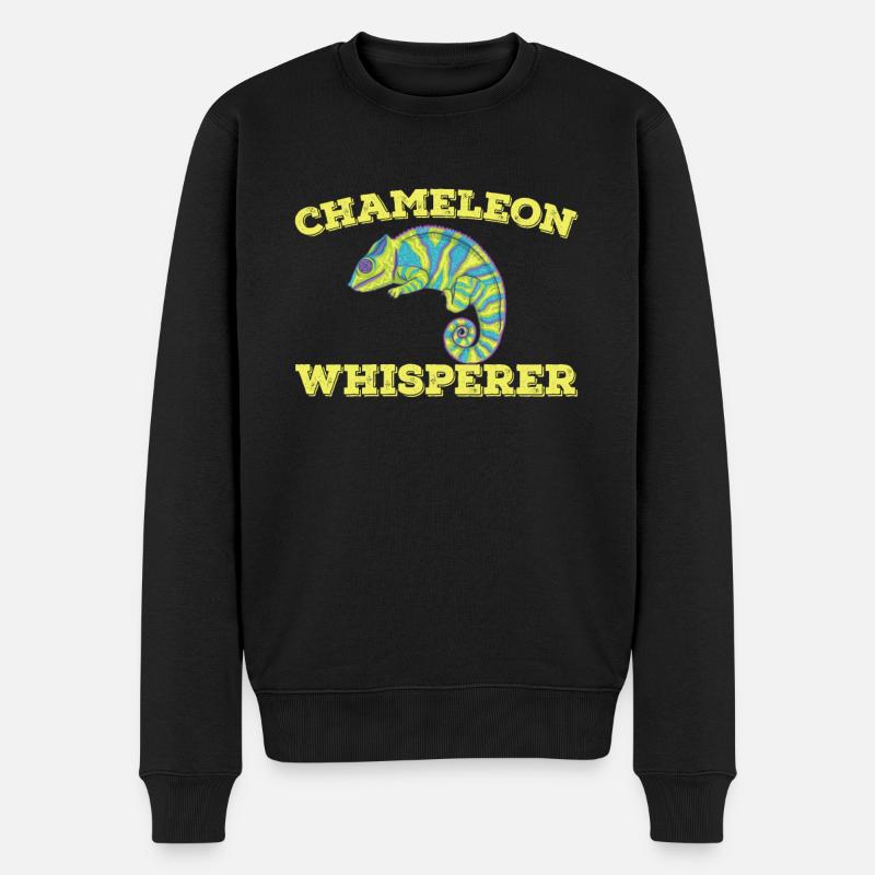 Caméléon Whisperer - Pull Premium bio Homme - noir