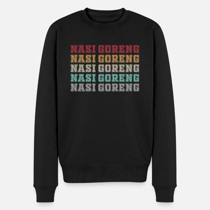 Nasi Goreng - Pull Premium bio Homme - noir