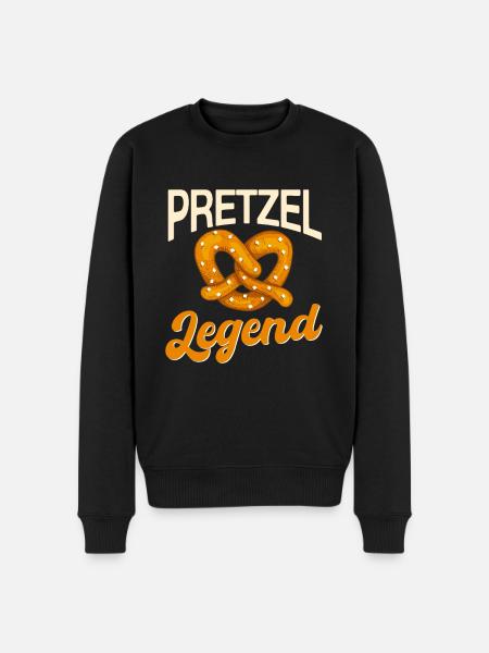 Pretzel Legend - Men's Premium Organic Jumper - black