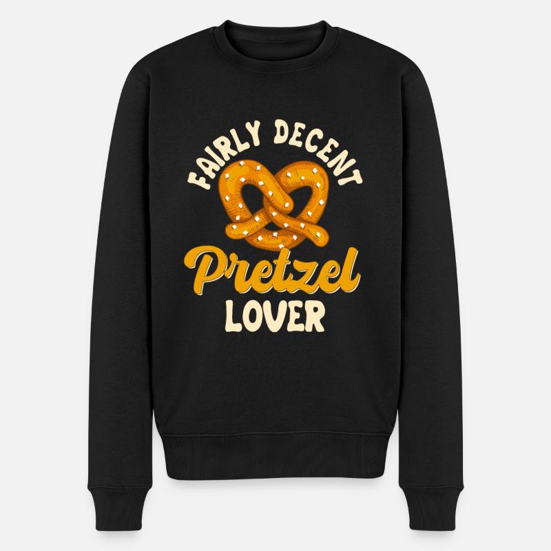 Assez bon amateur de bretzels - Pull Premium bio Homme - noir