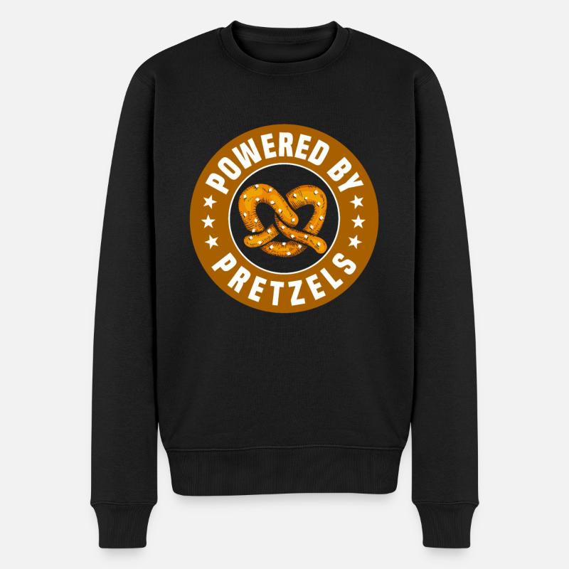 Propulsé par des bretzels - Pull Premium bio Homme - noir