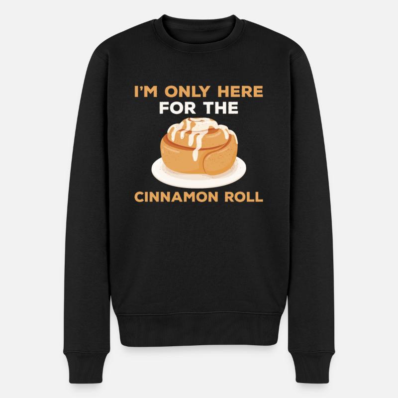 Funny Cinnamon Roll T-Shirt - Pull Premium bio Homme - noir