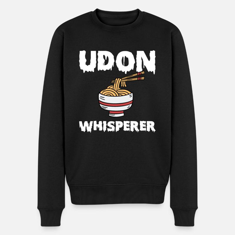 Udon Chuchoteur - Pull Premium bio Homme - noir