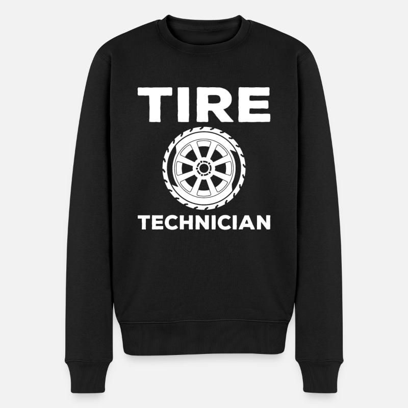 Reifentechniker - Männer Premium Bio Pullover - Schwarz