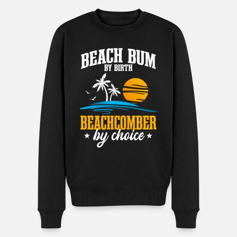 Strandgutsammler - Männer Premium Bio Pullover - Schwarz