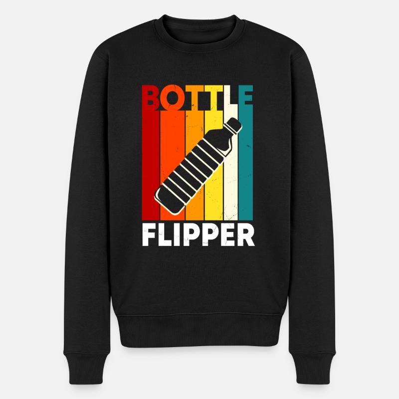 Retro Bottle Pinball - Pull Premium bio Homme - noir