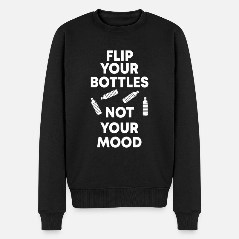 Retournement de bouteille - Pull Premium bio Homme - noir