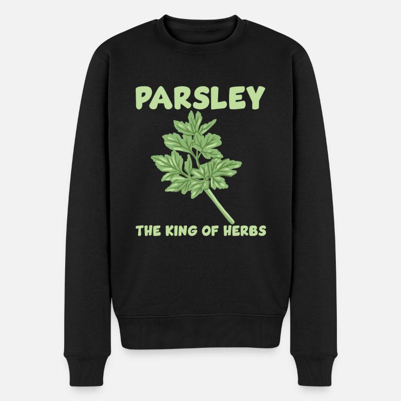 Persil roi des herbes - Pull Premium bio Homme - noir