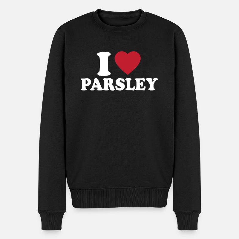 J’adore le persil - Pull Premium bio Homme - noir