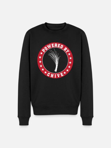 Funny Chives Lover Outfit - Men's Premium Organic Jumper - black