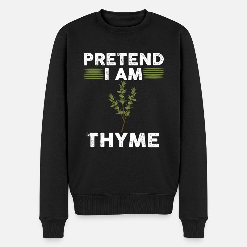 Faites semblant d’être thym - Pull Premium bio Homme - noir