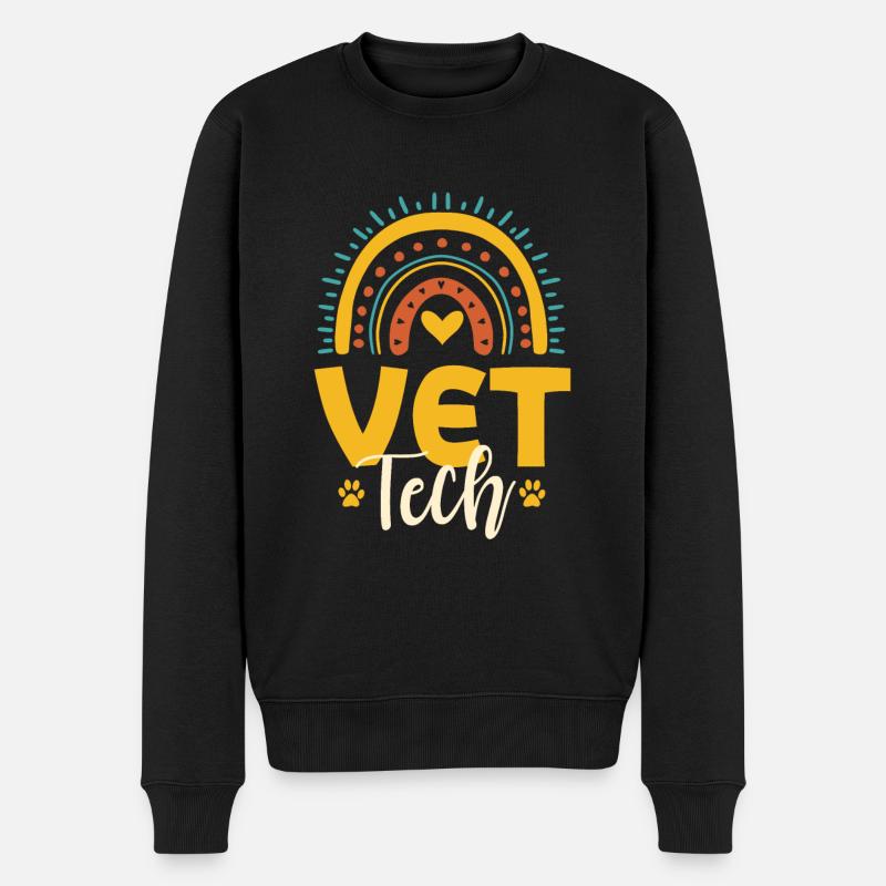 Technicien vétérinaire - Pull Premium bio Homme - noir