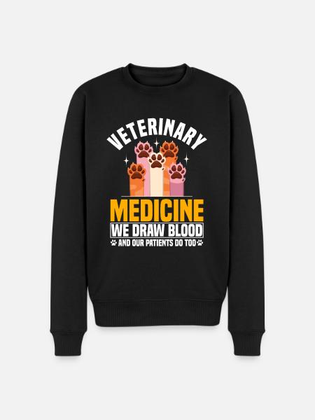 Funny Veterinary T-shirt - Men's Premium Organic Jumper - black