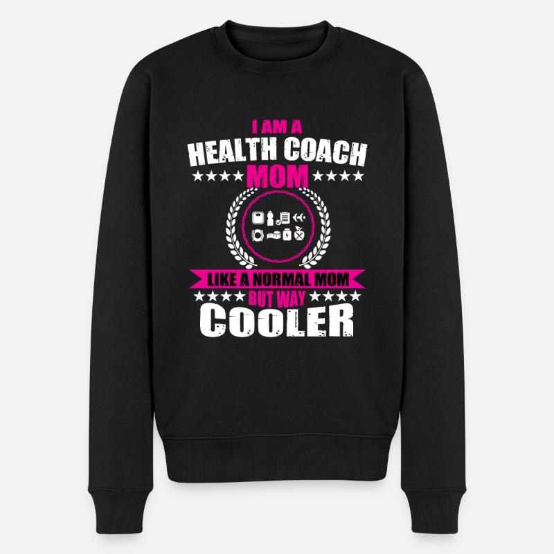 Coach santé maman - Pull Premium bio Homme - noir
