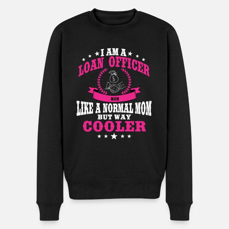 Maman agente de crédit - Pull Premium bio Homme - noir