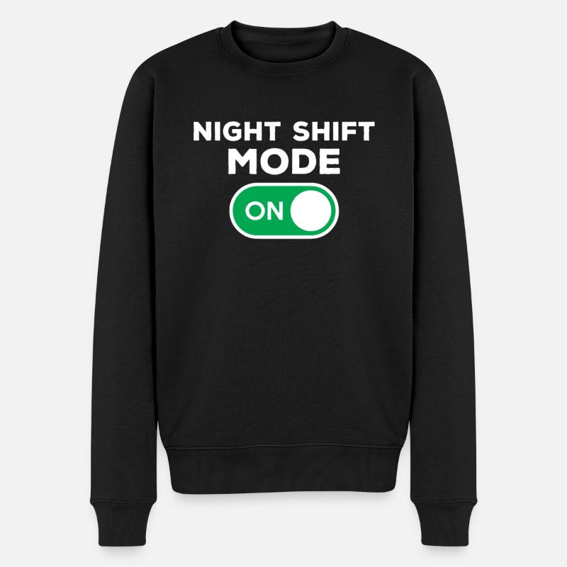 Mode Night Shift activé - Pull Premium bio Homme - noir