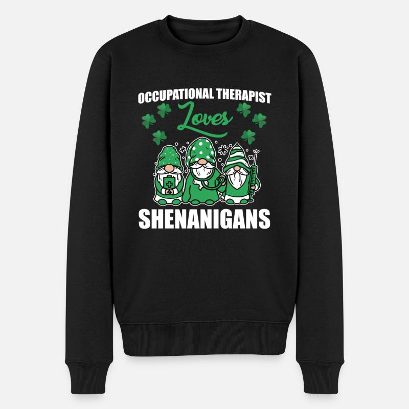Costume de la Saint-Patrick ergothérapeute - Pull Premium bio Homme - noir