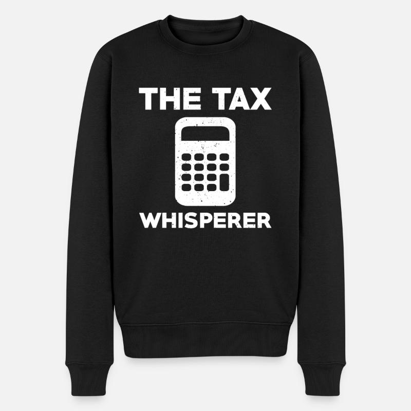 Comptable - The Tax Whisperer - Pull Premium bio Homme - noir