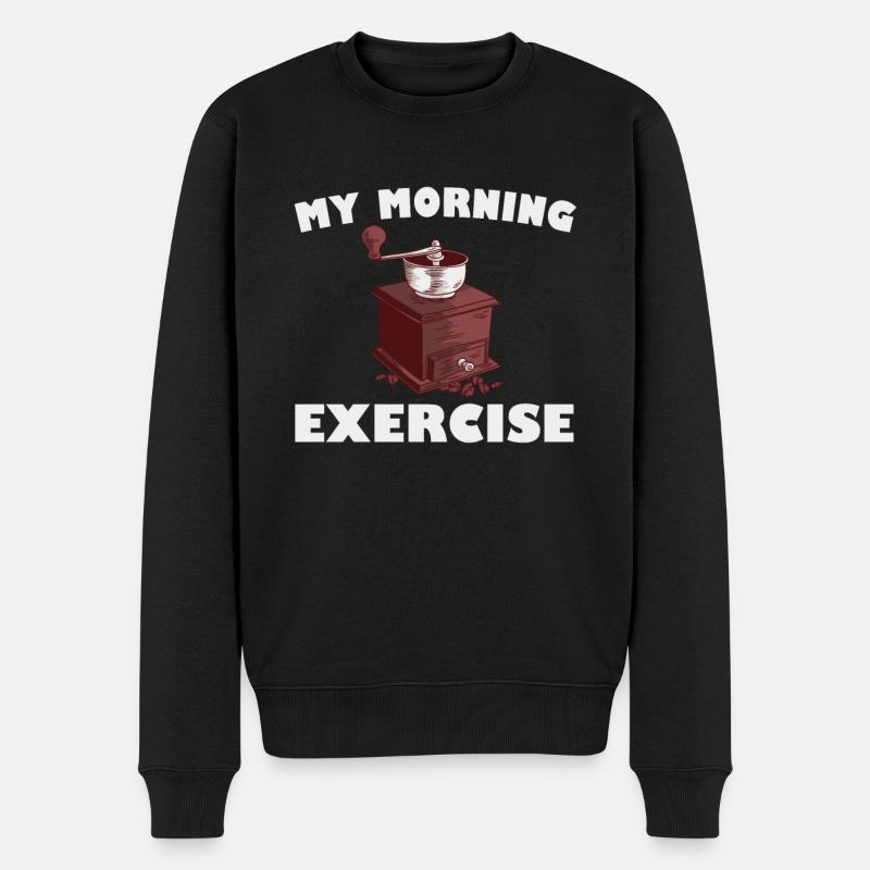 Mouture de café Mouture de café - Pull Premium bio Homme - noir