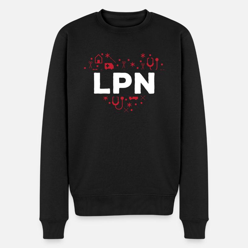 Infirmière auxiliaire autorisée - Pull Premium bio Homme - noir