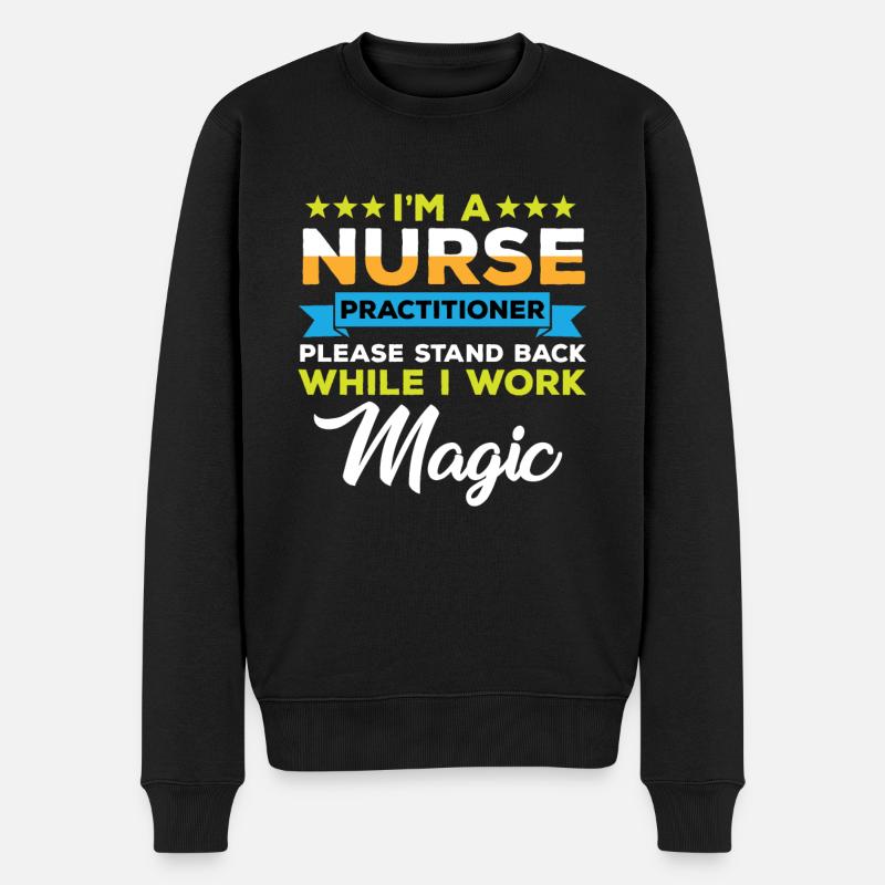 Lustiges Advanced Practice Nurse Geschenk - Männer Premium Bio Pullover - Schwarz