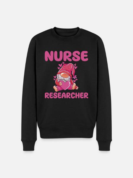 Nursing researcher - Men's Premium Organic Jumper - black