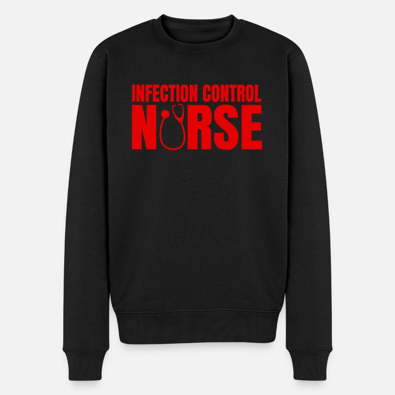 Cadeau d’infirmière en hygiène - Pull Premium bio Homme - noir