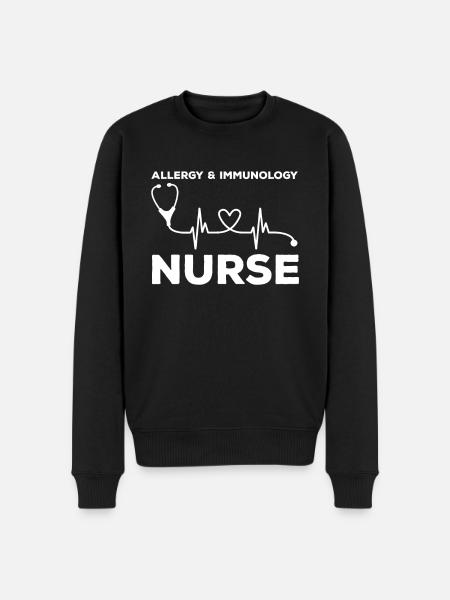 Allergy & Immunology Nurse - Men's Premium Organic Jumper - black
