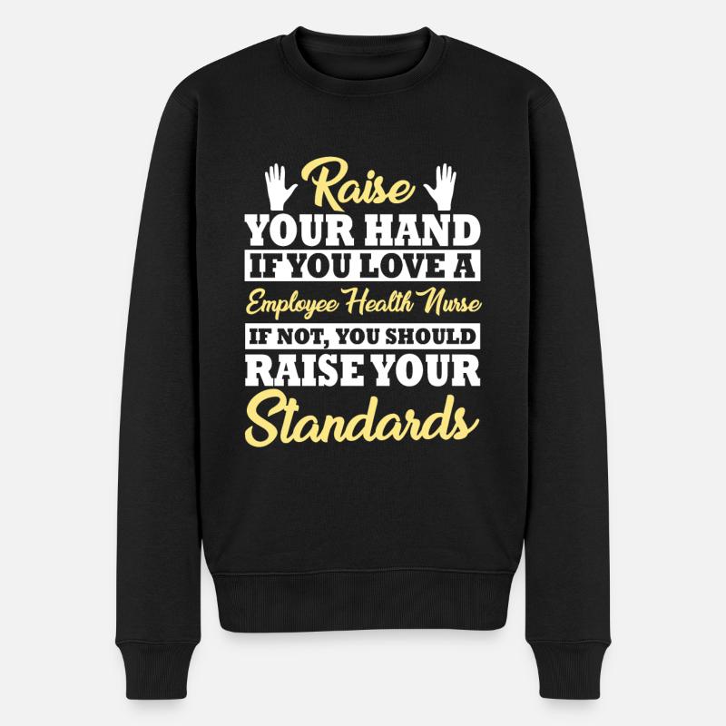 Infirmière d’entreprise disant - Pull Premium bio Homme - noir