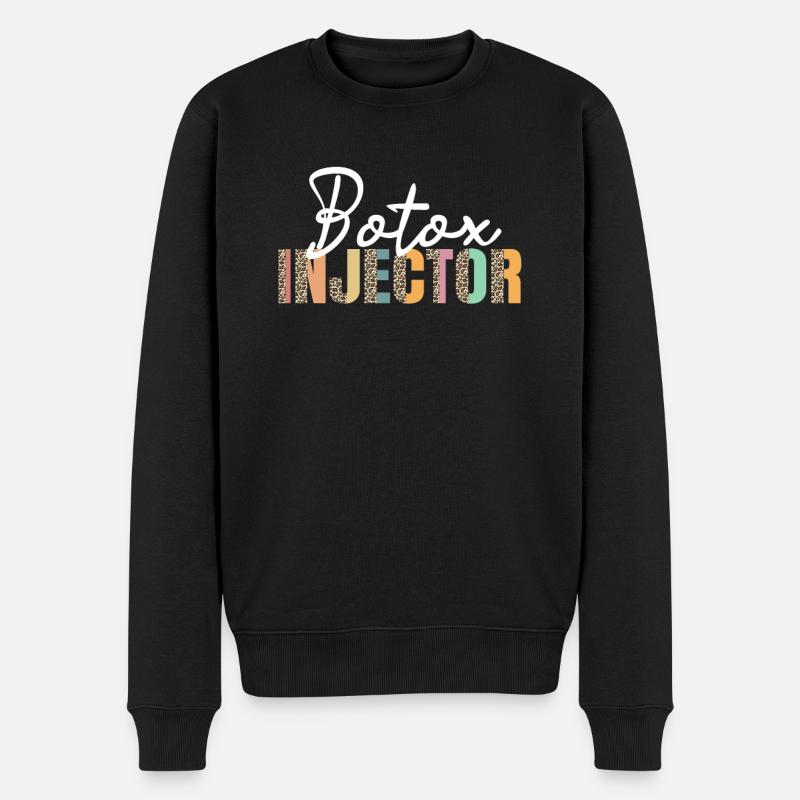 Botox-injektor - Männer Premium Bio Pullover - Schwarz