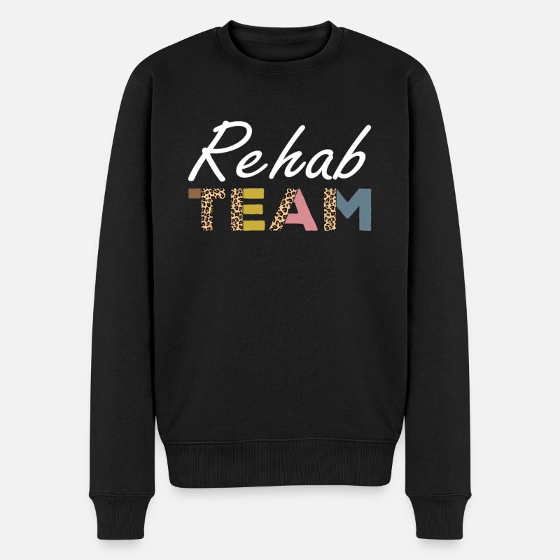 Équipe de réadaptation - Pull Premium bio Homme - noir
