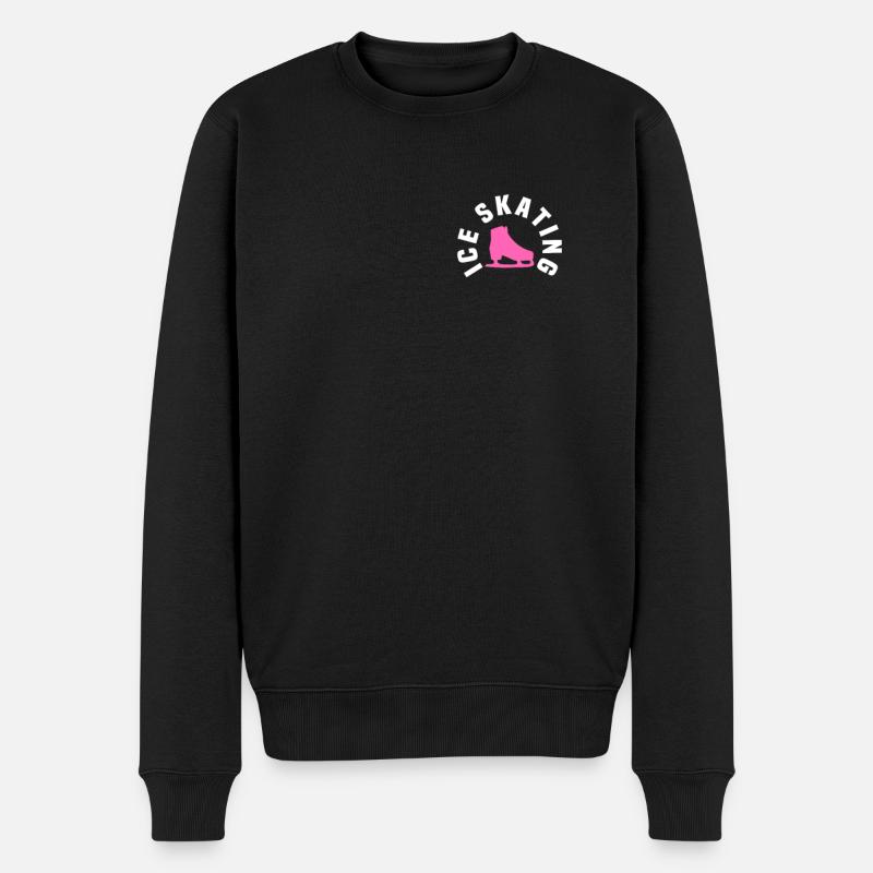 Design Der Eislauftasche - Männer Premium Bio Pullover - Schwarz