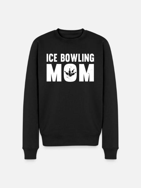 Eisbowling Mama - Männer Premium Bio Pullover - Schwarz