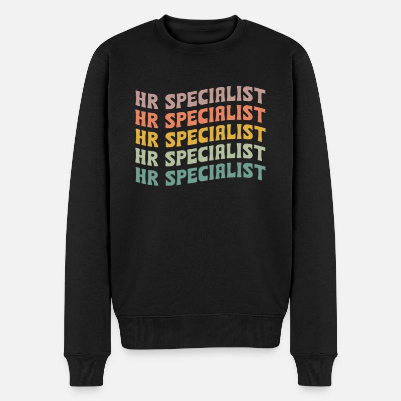 Hr-spezialist/in - Männer Premium Bio Pullover - Schwarz
