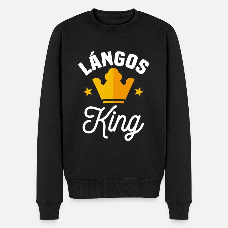 Roi Langos - Pull Premium bio Homme - noir