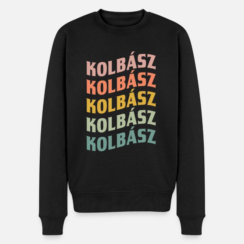 Kolbász - Pull Premium bio Homme - noir